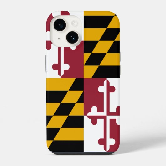 Maryland Flag Case Mate iPhone 14 Hoesje (Achterkant)