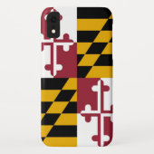 Maryland Flag Case-Mate iPhone Case (Achterkant)