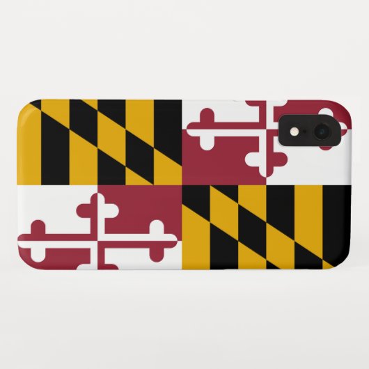 Maryland Flag Case-Mate iPhone Case (Achterkant (horizontaal))