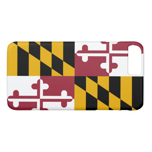 Maryland Flag Case-Mate iPhone Case (Achterkant (Horizontaal))