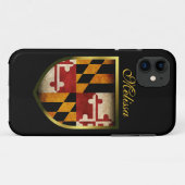 Maryland Flag Case-Mate iPhone Case (Achterkant (horizontaal))