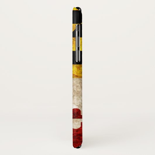 Maryland Flag Case-Mate iPhone Case (Achterkant/links)