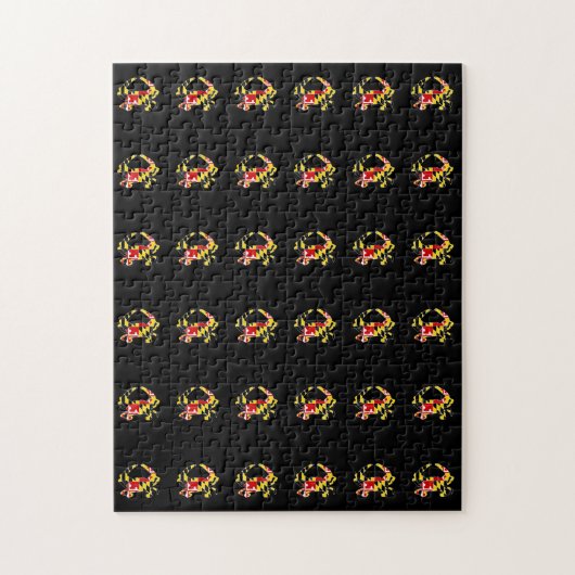 Maryland Flag Crab 10x14 Foto Puzzle Legpuzzel (Verticaal)
