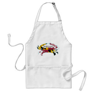 Maryland Flag Crab Apron Standaard Schort