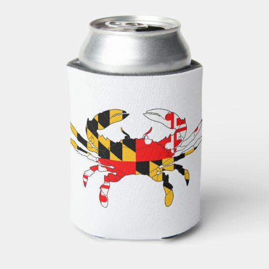 Maryland Flag Crab Blikjeskoeler (Blikje Achterkant)