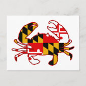 Maryland Flag Crab Briefkaart (Voorkant)