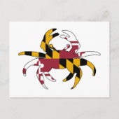 Maryland Flag Crab Briefkaart (Voorkant)