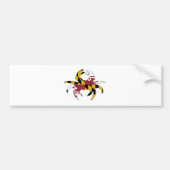 Maryland Flag Crab Bumpersticker (Voorkant)