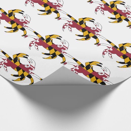 Maryland Flag Crab Cadeaupapier (Hoek)