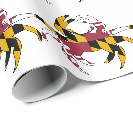 Maryland Flag Crab Cadeaupapier (Rol Hoek)
