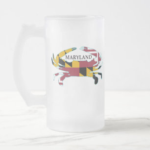 Maryland Flag Crab Frosted Mok