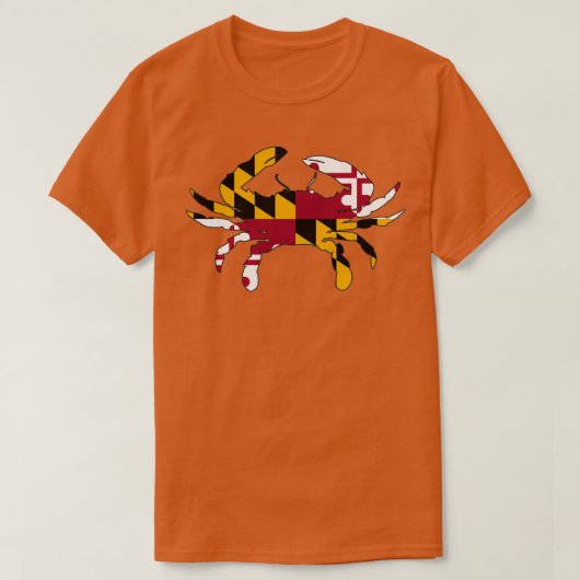 Maryland Flag Crab Limited Edition Perfect Gift T-shirt (Design voorkant)