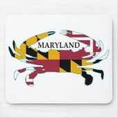 Maryland Flag Crab Mousepad Muismat (Voorkant)