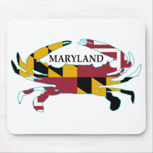 Maryland Flag Crab Mousepad Muismat