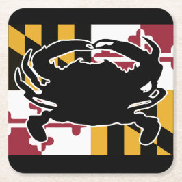 Maryland Flag/Crab onderzetter