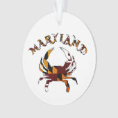 Maryland Flag Crab Ornament (voorkant)