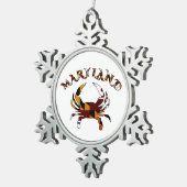 Maryland Flag Crab Ornament (Rechts)