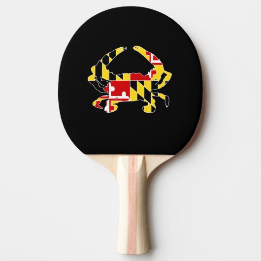 Maryland Flag Crab Paddle Tafeltennisbatje (Voorkant)