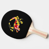 Maryland Flag Crab Paddle Tafeltennisbatje (Zijkant)