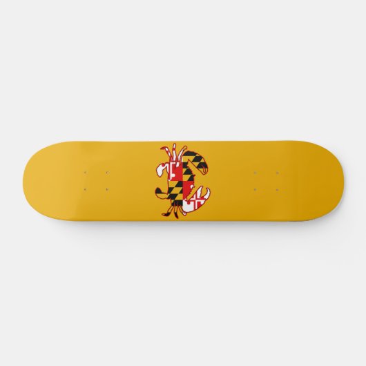 Maryland Flag Crab Persoonlijk Skateboard (Horizontaal)