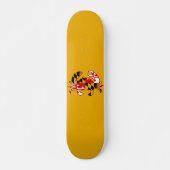 Maryland Flag Crab Persoonlijk Skateboard (Voorkant)