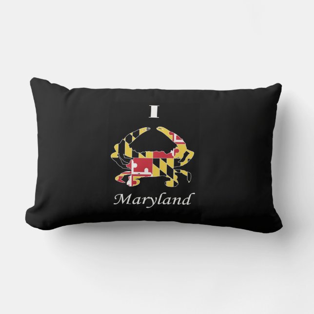 Maryland Flag Crab Pillow Kussen (Voorkant)
