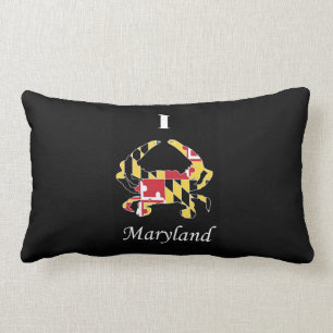 Maryland Flag Crab Pillow Kussen