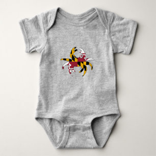 Maryland Flag Crab Romper