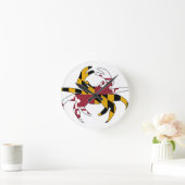 Maryland Flag Crab Ronde Klok (Huis)