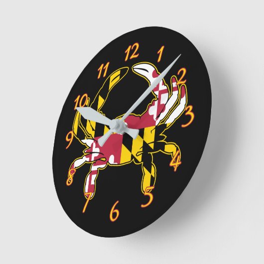 Maryland Flag Crab Ronde Klok (Hoek)