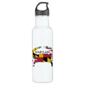 Maryland Flag Crab Sport Bottle Waterfles (Voorkant)