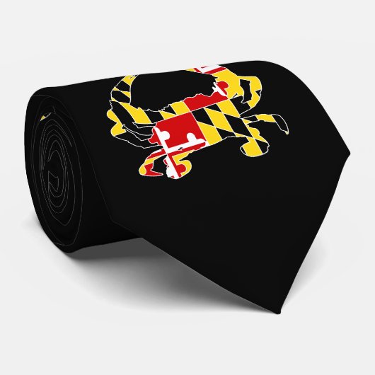 Maryland Flag Crab Stropdas (Opgerold)