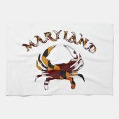 Maryland Flag Crab Theedoek (Horizontaal)