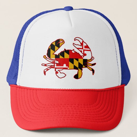 Maryland Flag Crab Trucker Pet (Voorkant)