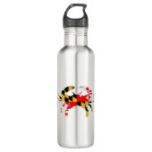 Maryland Flag Crab Waterfles (Voorkant)