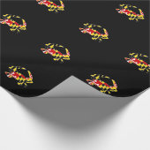 Maryland Flag Crab Wrapping Paper Cadeaupapier (Hoek)