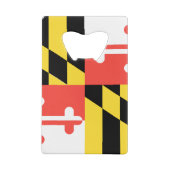 MARYLAND Flag Creditkaart Flessenopener (Achterkant)