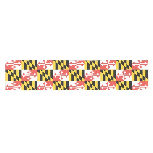 Maryland Flag Custom 14 "X 72" Table Runner Korte Tafelloper (Horizontaal)