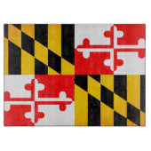 Maryland Flag Cutting Board Snijplank (Voorkant)