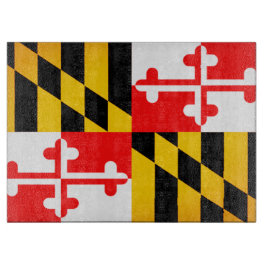 Maryland Flag Cutting Board Snijplank