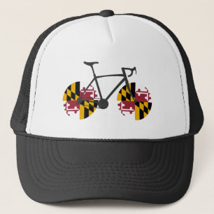 Maryland Flag Cycling Trucker Pet