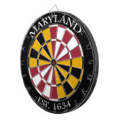 Maryland Flag Dartboard Dartbord (Voorkant Rechts)