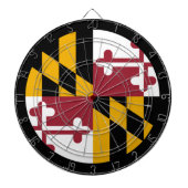 Maryland Flag Dartboard & Maryland/USA-spelraad Dartbord (Voorkant)