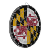 Maryland Flag Dartboard & Maryland/USA-spelraad Dartbord (Voorkant Links)