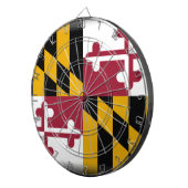 Maryland Flag Dartbord (Voorkant Rechts)