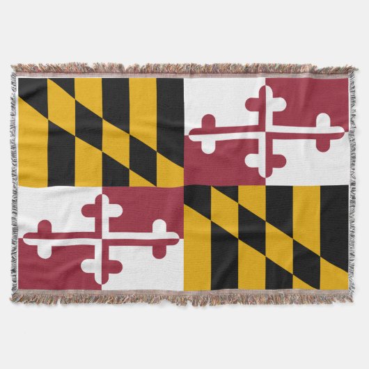 Maryland Flag Deken (Voorkant)
