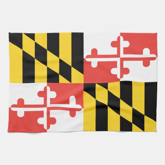 Maryland Flag Dish Towel Theedoek (Horizontaal)