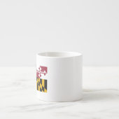 Maryland Flag Espresso Kop (Voorkant)