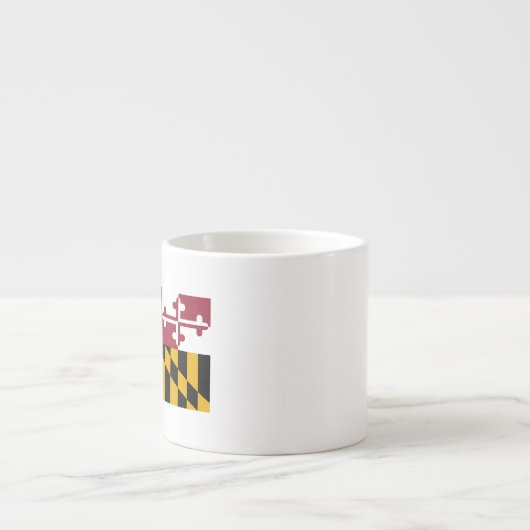 Maryland Flag Espresso Kop (Voorkant)