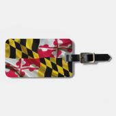 Maryland Flag Fabric Bagagelabel (Voorkant horizontaal)
